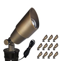 COLOER Die-cast Brass Landscape Spotlights Outdoor 12V AC/DC Low Voltage... - $574.69