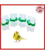 4-Pcs Automatic Bird Water Dispenser &amp; Feeder for Small Birds - Durable ... - $26.72
