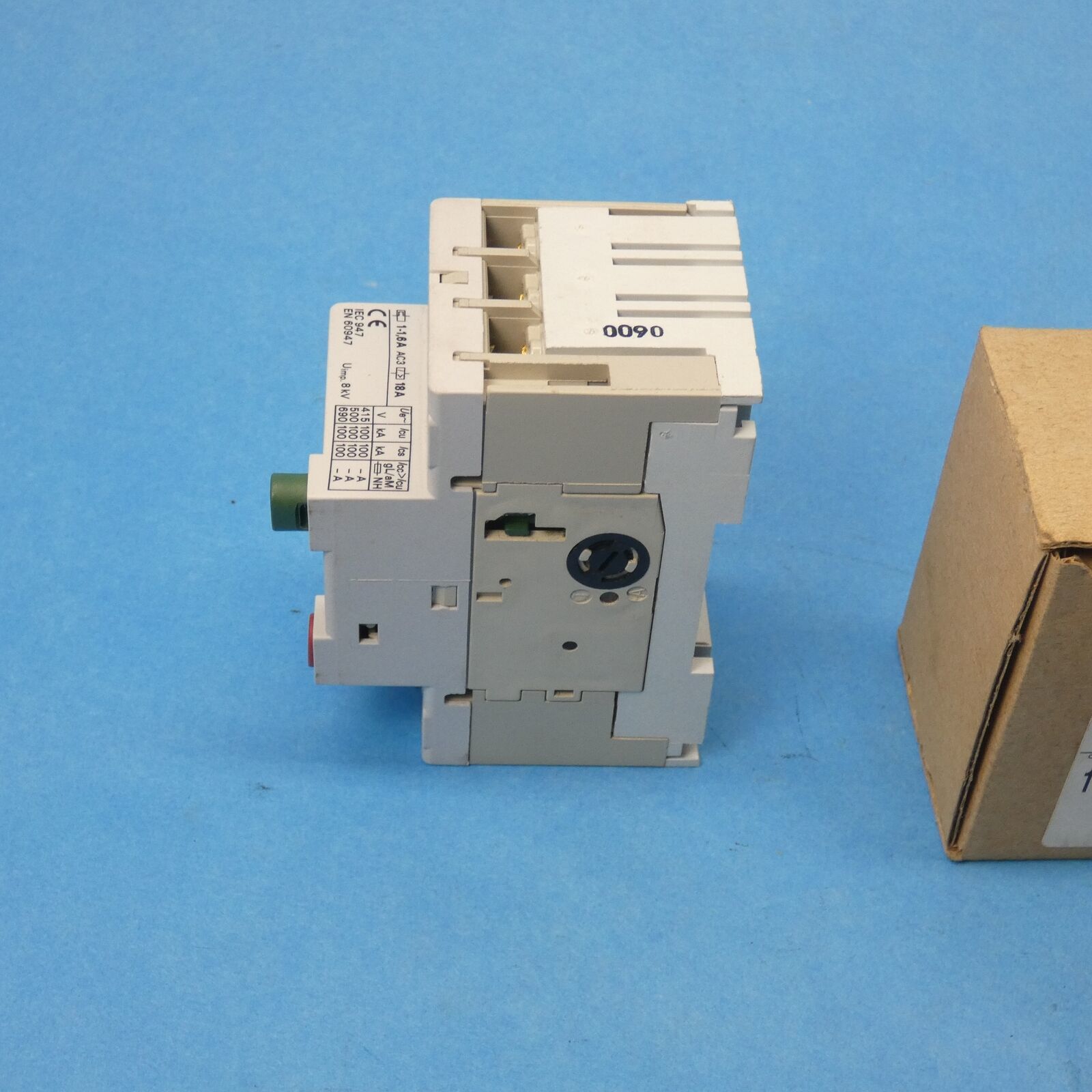 Allen Bradley 140-MN-0160 /C IEC Manual Starter 3 Pole 1.0-1.6A Minor Damage Item image 4