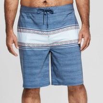 Goodfellow &amp; Co™ Board Shorts ~ Men&#39;s Size 28 ~ 10&quot; Inseam ~ Image Blue - £17.65 GBP