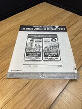 The Naked Jungle Elephant Walk Press Book Kit Movie Poster 1954 Heston T... - $148.50