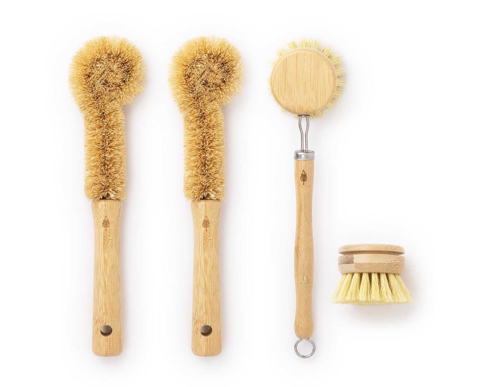PLANT OATH | Bamboo Dish Brush Set #19 | Eco-Conscious Kitchen Cleaning Set - $25.99