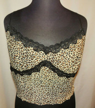 Shein leopard print cropped cami, soft &amp; stretchy, Plus size 4X - £11.25 GBP