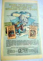 1982 Color Ad TSR Endless Quest Books - £6.28 GBP