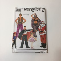 Simplicity 9892 Size Sm-Lg Adults Costumes - $12.86