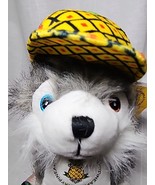 Stay Pineapple Dash 12&quot; Husky Puppy Dog Plush One Blue Eye One Brown Eye... - £9.91 GBP