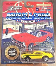 1994 Johnny Lightning USA Muscle Cars Series 1 1969 GTO JUDGE Yellow w/CragerMag - $13.50