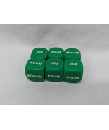 Set Of (6) Koplow Auxiliary Verb Green D6 Dice - $9.89