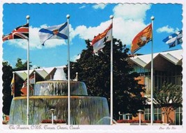 Ontario Postcard Toronto Fountain Flags CNE Canadian National Exhibition - £1.71 GBP
