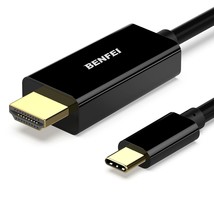 Benfei Usb C To Hdmi 10 Feet Cable, Usb Type-C To Hdmi Cable [Thunderbolt 3 Comp - £22.44 GBP