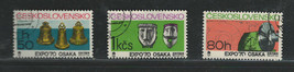 Czechoslovakia 1970 Very Fine Used Ng Stamps Set &quot; Expo 70 &quot; - £0.70 GBP