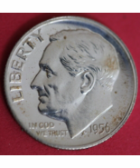 1956 Silver Proof Roosevelt Dime Exact Coin Shown  124 - $19.53 CAD
