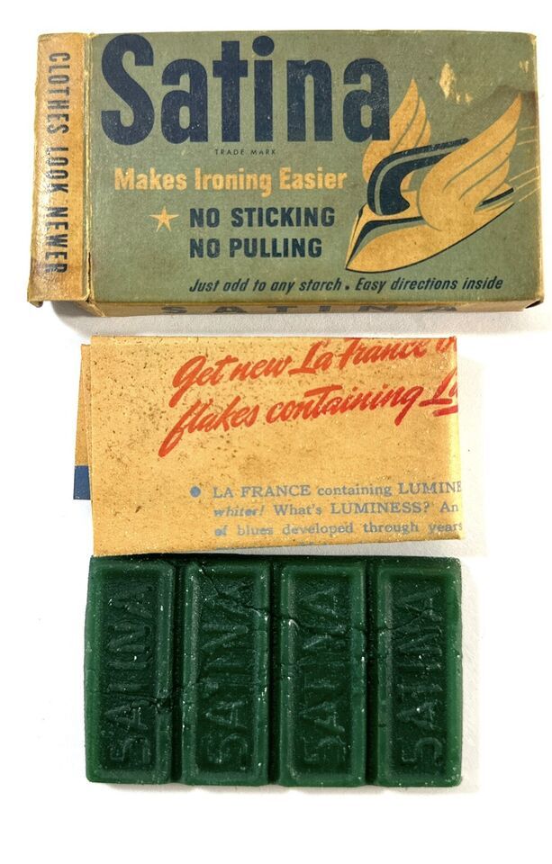 Vintage Unused Satina Ironing Aid in Original Box with instructions - $4.48