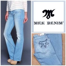 Mek by Miss Me Light Wash Low Rise Leland Stretch Denim Boot Cut Jeans 2... - £54.13 GBP