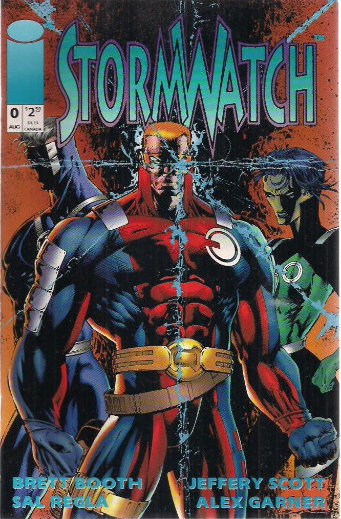 STORMWATCH lot (8) #0 #1 #2 #3 #4 #5 #17 + Sourcebook (1993&gt;) Image Comi... - $9.89