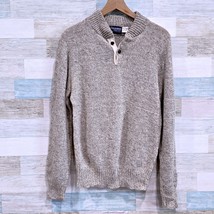 Hoyle Icelandic Vintage Wool Fisherman Sweater Beige Ski Made In USA Men... - $49.49