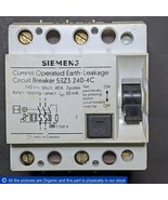 Siemens 5SZ3 240-4C Current Operated Earth-Leakage Circuit Breaker 40A 2... - $39.74 CAD
