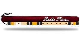 Flute Right Handed C Natural With Velvet Cover Tuned With Tanpura A=440Hz - £13.98 GBP