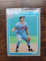 Gary Gaetti 1985 Fleer #278 - Minnesota Twins - MLB - £1.56 GBP