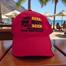 NEW Two Beer Or Not Two Beer Baseball Cap Adjustable Hat Bottle Opener C... - €16,64 EUR