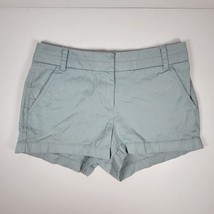 J Crew Womens Shorts Size 2 Mini Chino Light Blue 100% Cotton. - £10.96 GBP