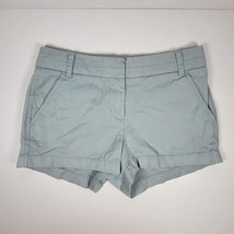 J Crew Womens Shorts Size 2 Mini Chino Light Blue 100% Cotton. - £10.66 GBP