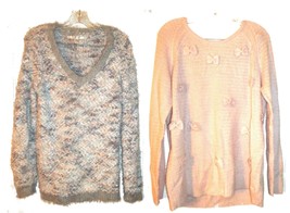 Lauren Conrad Textured Long Sleeve Sweaters Size M - XXL NWT$54  - £32.06 GBP