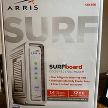 ARRIS Surfboard SB6190-RB DOCSIS 3.0 Cable Modem, White Open Box - £18.94 GBP