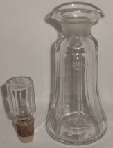 Antique Early 1900s EMBOSSED &amp; TEXTURED LETTERING Combo Oil/Vinegar Bottle - $31.67