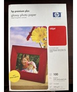Premium Plus HP High Gloss Inkjet 4x6 Photo Paper 100 Sheets New in Box ... - £9.08 GBP