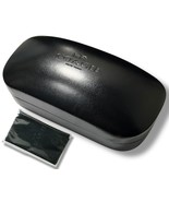 Coach Sunglass Hard Black Case With Cleaning Cloth Large Genuine - €44,99 EUR