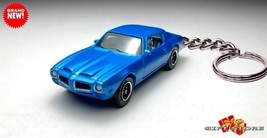  Key Chain Blue 71~73 Pontiac Firebird Formula 350/400 Custom Ltd Great Gift - $34.98