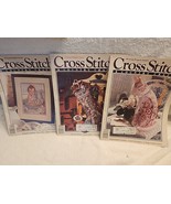 1990 ~ Vintage &quot;Cross Stitch &amp; Country Crafts&quot; Magazines patterns ~ Lot ... - $247.51 MXN