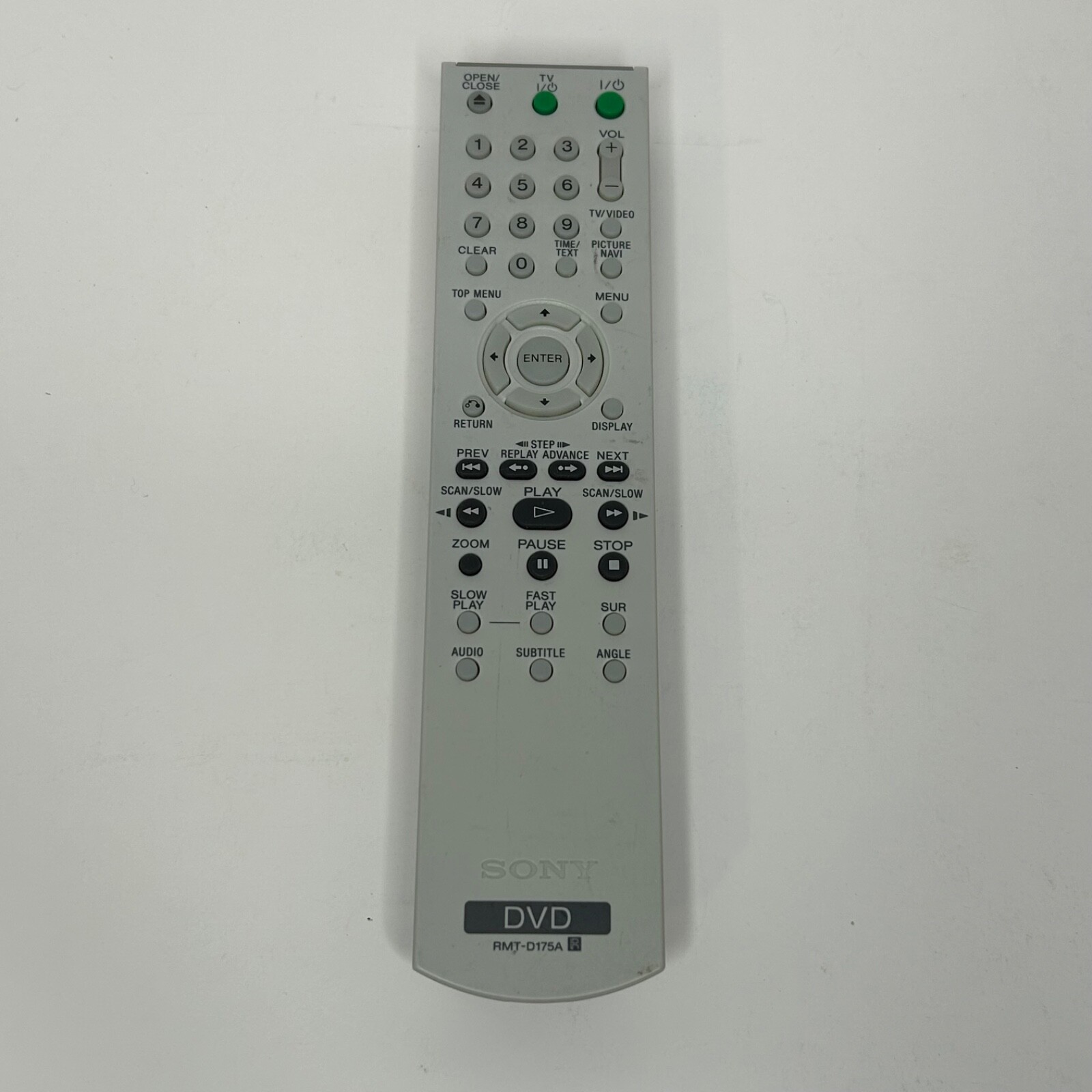 Sony RMT-D175A Remote Control for CD/DVD Player DVP-NS50P DVP-NC60P DVP-NC85H  			