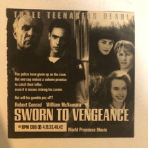 Sworn To Vengeance  TV guide Print Ad Robert Conrad William McNamara Tpa2 - £4.57 GBP