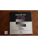 Maxell XLI 35-180B Metal Reel 10.5&quot; x 1/4&quot; Recording Tape Japan Used Empty - $883.94 MXN