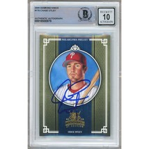 Chase Utley Philadelphia Phillies Autograph 2005 Diamond Kings #176 BGS Auto 10 - £159.49 GBP