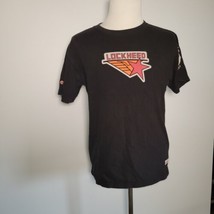 Red Canoe Shirt Men&#39;s XL Black Graphic Tee Made in U.S.A. Lockheed Blackbird L20 - £13.89 GBP