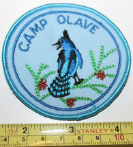 Girl Guides Camp Olave BC Canada Blue Jay Patch Badge - £9.13 GBP