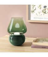 Room Essentials Dome Mushroom Table Lamp Green LED Integrated Glass Elec... - $206.97 MXN