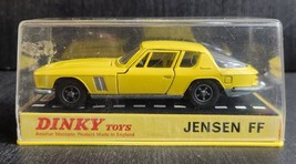 DINKY TOYS #188 JENSEN FF SALOON IN ORIGINAL PERSPEX BOX 1972 VINTAGE EN... - $124.64