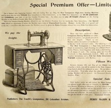 Companion High A Sewing Machine 1894 Advertisement Victorian Crafts DWKK16 - £15.79 GBP