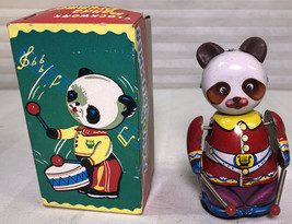 Vintage Wind-up Panda Drummer by Clockwork in Original Box - £19.64 GBP