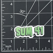 Sum 41 - Vinyl Sticker Punk Rock Band Logo Waterproof Durable Sunproof - $3.99