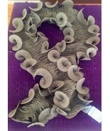 HANDMADE Boutique Green BOA Scarf Stole Shoulder Wrap 59” L  x 7” W  ~NWT~ - $2,623.97 MXN