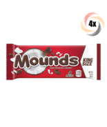 4x Packs Mounds Dark Chocolate &amp; Coconut Candy King Size 3.5oz | Fast Sh... - £12.75 GBP