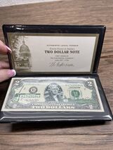 2003 $2 Two Dollar Bill Colorized Note World Reserve Monetary Exchange K... - $14.84