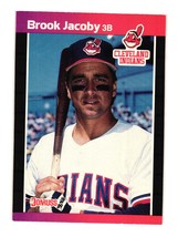1989 Donruss #114 Brook Jacoby Cleveland Indians - £2.35 GBP