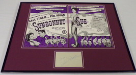 Gale Storm Signed Framed 18x24 ORIGINAL 1945 Sunbonnet Sue Industry Ad - $98.99
