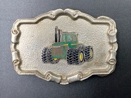 Vintage Tractor belt buckle USA 1980&#39;s John Deere 8650 - £14.27 GBP